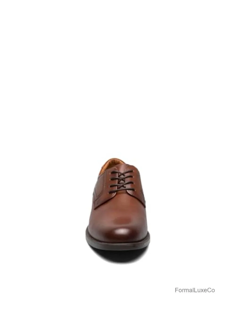 Men's Leather Plain Toe Oxford Dress Shoes Lace-Up Classic Business